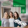 BRILONER 3ks sada LED vestavné bodové svítidlo EEK A  2W, 230V, nastavitelné, ultraploché, 9mm, matný chrom 7989034