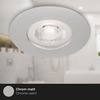 BRILONER LED vestavná svítidla, pr.9 cm, 4x LED, 4,9 W, 480 lm, matný chrom IP44 BRILO 7998-044