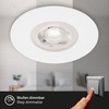 BRILONER LED vestavná svítidla, pr.9 cm, 4x LED, 4,9 W, 480 lm, bílé BRILO 7999-046