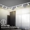 BRILONER Lištový systém sada 450 cm do U - 6x 230V lišta 1-fázová, 6x spot GU10, bílá 8012066