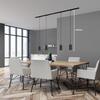 BRILONER 1-fázový lištový systém, kompletní sada, 4x LED závěsná svítidla, černá 8016045