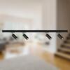 BRILONER 1-fázový lištový systém, kompletní sada, 4x LED spoty, černá 8017045