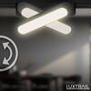 BRILONER LUXTRAIL lištový systém 48V, LED Tracklight, 5,5W, 720lm, nastavitelné, černá 8030015