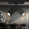 BRILONER LUXTRAIL lištový systém 48V, LED spot, 5W, 450lm, nastavitelné, černá 8031015
