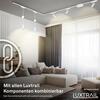 BRILONER LUXTRAIL lištový systém 48V, LED spot, 5W, 450lm, nastavitelné, bílé 8031016