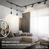 BRILONER Luxtrail lištový systém, kompletní sada, 6x LED spoty, černá 8033065