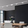 BRILONER Luxtrail lištový systém, kompletní sada, 4x LED svítidlo, bílé 8040046