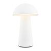 BRILONER Fungo Mini LED stolní lampička bezdrátová IP44, stmívatelné, dotykový vypínač, bílá 7520016