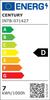 CENTURY LED FILAMENT TRUBKA ČIRÁ DO DIGESTOŘE 7W E14 2700K 1100lm 360d