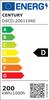 CENTURY LED HIGHBAY DISCOVERY 200W 4000K 26400Lm 110d pr.380x215mm Dimm. IP65