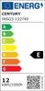 CENTURY INCANTO SATEN LED BULB HRUŠKA 12W E27 4000K