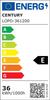 CENTURY LED prachotěs LUMEN TOP 36W 3000/4000/6000K CCT 1230mm IP65 IK08 DALI