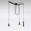 Artemide závěsné svítidlo Stablight Design Collection 3xGU10 zelený jantar