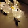 DecoLED LED světelní ptáčci, akryl, 5 ks, teple bílá
