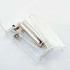 DecoLED LED světelný řetěz na baterie - stříbrné perly, teple bílá, 10 diod, 1,3m