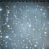 LED světelná záclona  - 1x5m, ledově bílá, 500 diod