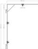 Držák motivu na sloupy VO pro dekory 90 - 130 cm (max.), 90 x 130 cm, pro 2x U20S
