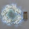 DecoLED LED světelný řetěz na baterie - kovové hvězdy styl vintage, ledově bílá, 10 diod, 2,8m