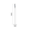 Artemide stojací LED svítidlo Decomposé 45 W 3000K Design Collection červené
