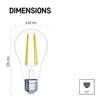 EMOS LED žárovka Filament A60 / E27 / 3,8 W (60 W) / 806 lm / neutrální bílá ZF5148