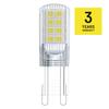 EMOS LED žárovka Classic JC / G9 / 2,5 W (32 W) / 350 lm / neutrální bílá ZQ9536