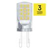 EMOS LED žárovka Classic JC / G9 / 4 W (40 W) / 470 lm / neutrální bílá ZQ9545