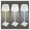 EMOS LED stolní lampa KATIE, nabíjecí, bílá Z7630W