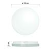 EMOS LED svítidlo s pohybovým čidlem TORI 33 cm, 24 W, neutrální bílá, IP54 ZM4329