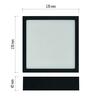 EMOS LED svítidlo NEXXO černé, 17 x 17 cm, 12,5 W, teplá/neutrální bílá ZM6333