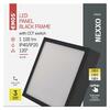 EMOS LED svítidlo NEXXO černé, 17 x 17 cm, 12,5 W, teplá/neutrální bílá ZM6333