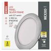 EMOS LED podhledové svítidlo NEXXO stříbrné, 17 cm, 12,5 W, teplá/neutrální bílá ZD1233