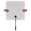 EMOS Lighting LED panel 185×185, čtvercový vestavný bílý, 18W neut.b.,IP65 1540212220