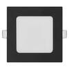 EMOS LED podhledové svítidlo NEXXO černé, 12 x 12 cm, 7 W, teplá/neutrální bílá ZD2323