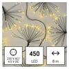 EMOS LED světelný řetěz - svítící trsy, nano, 8 m, vnitřní, teplá bílá, časovač D3AW11
