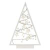 EMOS LED dekorace – svítící stromeček s ozdobami, 40 cm, 2x AA, vnitřní, teplá bílá, časovač DCWW27