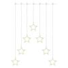 EMOS LED vánoční závěs - 7 hvězd, 67x125 cm, vnitřní, teplá bílá DCGW14