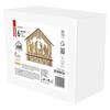EMOS LED vánoční betlém dřevěný, 15 cm, 2x AA, vnitřní, teplá bílá, časovač DCWW34