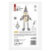 EMOS LED vánoční sněhulák sedící, 31 cm, 3x AA, vnitřní, teplá bílá DCFW02