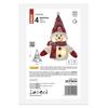 EMOS LED vánoční sněhulák svítící, 25 cm, 3x AAA, vnitřní, teplá bílá DCFW04
