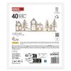 EMOS LED dekorace dřevěná - vesnička, 60 cm, 2x AA, teplá bílá, časovač DCWW41
