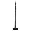 EMOS LED svícen kovový černý, 40 cm, 2x AA, vnitřní, teplá bílá DCAW24