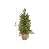 EMOS LED svítící stromek, 50 cm, venkovní i vnitřní, teplá bílá, časovač na baterie DCTW31