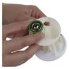 EMOS LED hřbitovní svíčka, 12,5 cm, 2x C, venkovní i vnitřní, vintage, časovač DCCV21