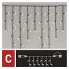 EMOS Standard LED spojovací vánoční řetěz – rampouchy, 2,5 m, venkovní, teplá bílá D1CW01