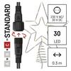 EMOS Standard LED spojovací vánoční hvězda, 28,5 cm, venkovní i vnitřní, teplá bílá D1ZW01