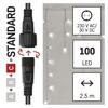 EMOS Standard LED spojovací řetěz blikající – rampouchy, 2,5 m, venkovní, studená bílá D1CC02