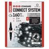 EMOS Standard LED spojovací vánoční řetěz – síť, 1,5x2 m, venkovní, studená bílá D1DC01