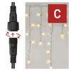 EMOS Standard LED spojovací řetěz blikající – rampouchy, 2,5 m, venkovní, teplá/studená bílá D1CN01