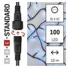 EMOS Standard LED spojovací vánoční řetěz, 10 m, venkovní i vnitřní, modrá D1AB01