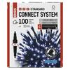 EMOS Standard LED spojovací vánoční řetěz, 10 m, venkovní i vnitřní, modrá D1AB01